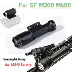 Linterna táctica de aluminio para montaje en arma – compacta LED