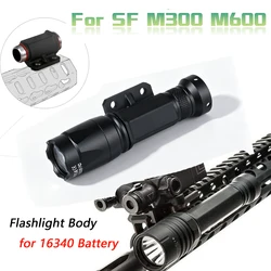 Linterna táctica de aluminio para montaje en arma – compacta LED
