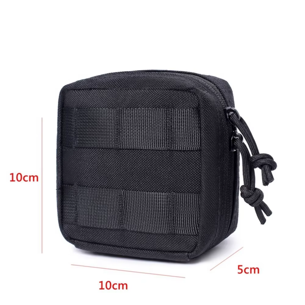 Bolsa táctica EDC MOLLE cuchillo brújula linterna senderismo caza - imagen 3