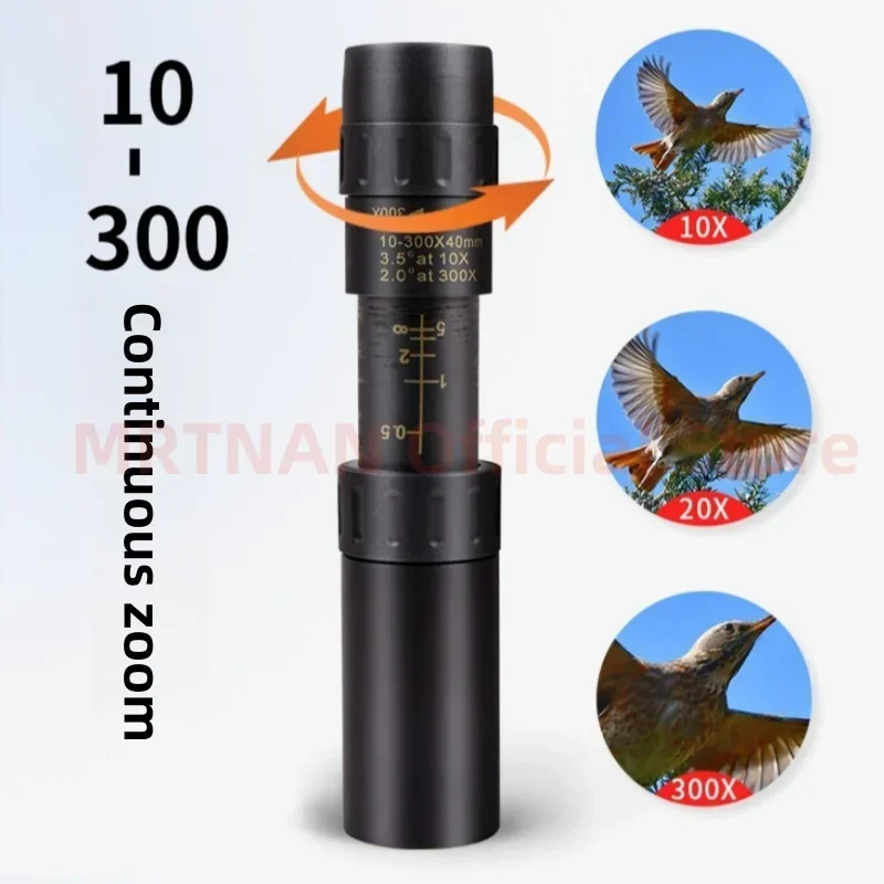 Monocular HD 4K zoom potente con prismas BAK4 para caza - imagen 2