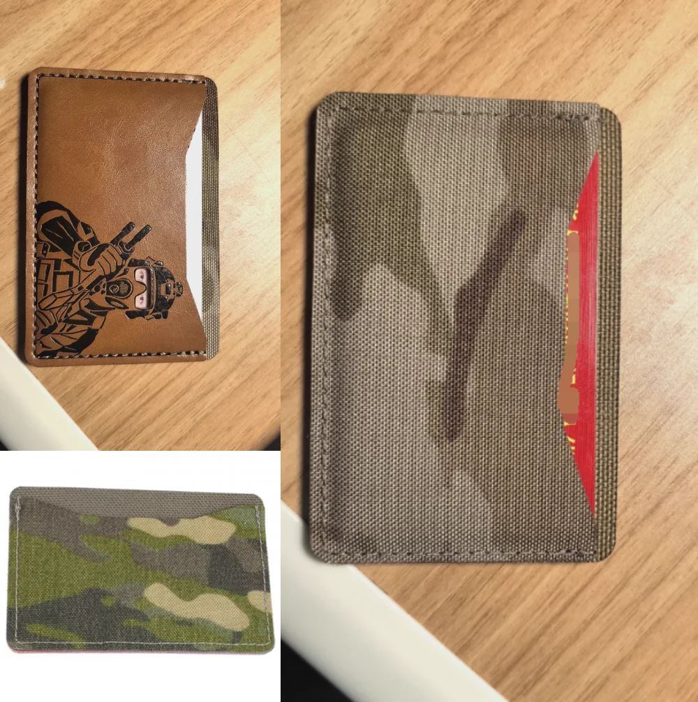 Funda porta DNI táctica con patrón personalizado y tarjetero - imagen 5
