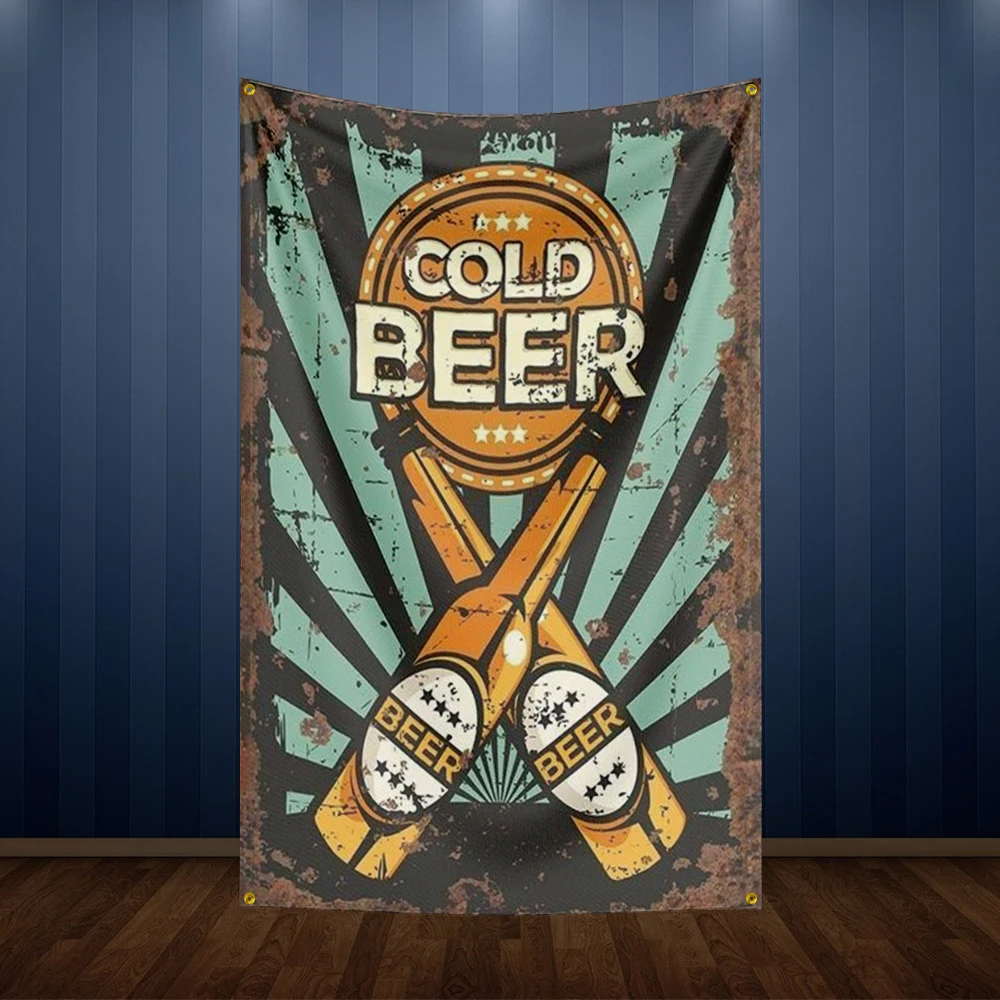 Bandera decorativa para pared de bar cervecero - imagen 5