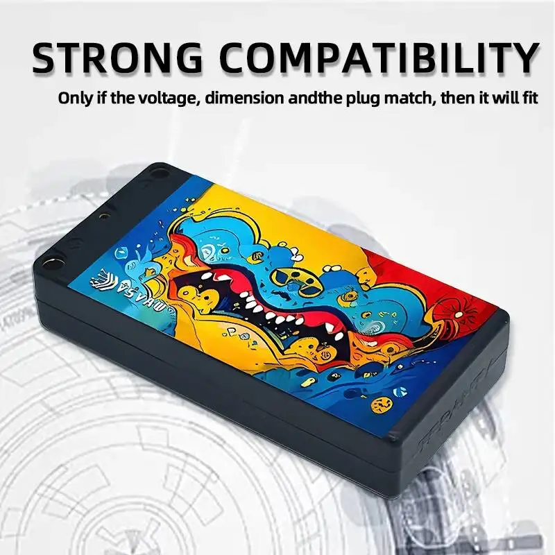 VSVAW batería LiPo HV para RC con conector XT60 para coche - imagen 2