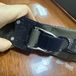Cinturón táctico Tegris de corte láser con hebilla metálica