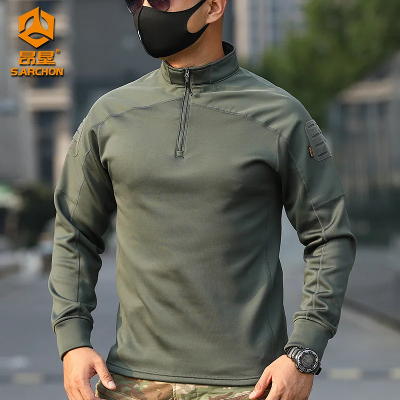 Traje de camuflaje EMR de manga larga con aislamiento de felpa - imagen 2