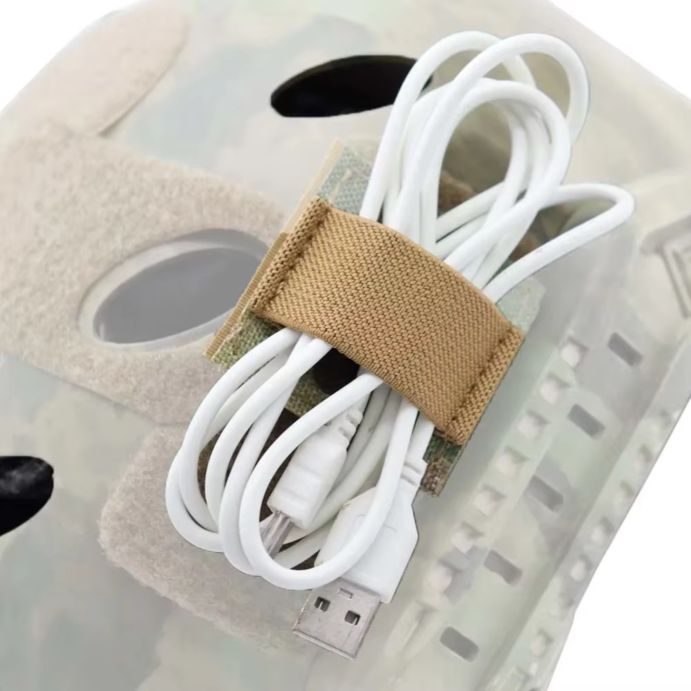 Kit accesorios auriculares tácticos con cable organizador elástico - imagen 2