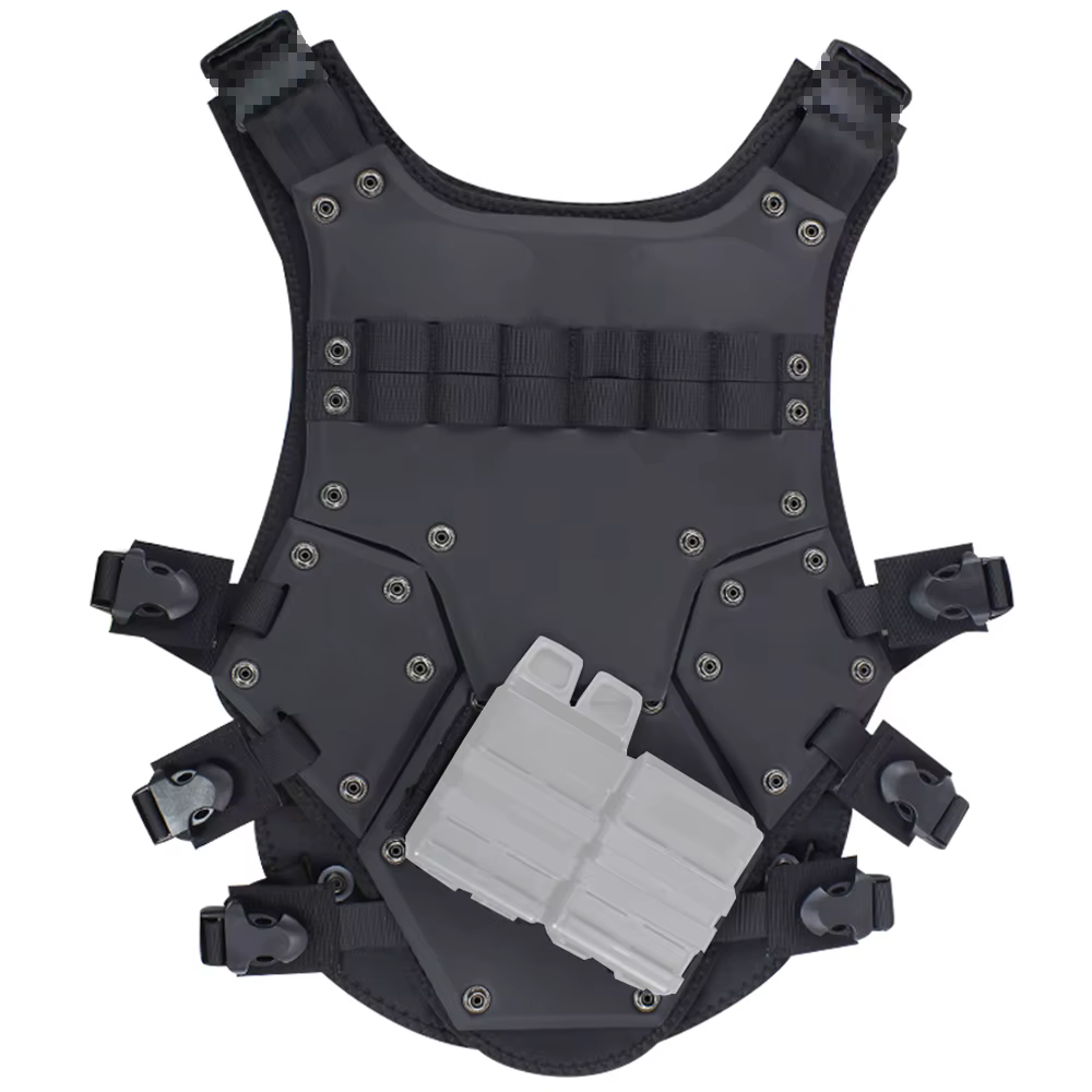 Chaleco táctico JPC portaplaca MOLLE de rigidez para airsoft - imagen 4