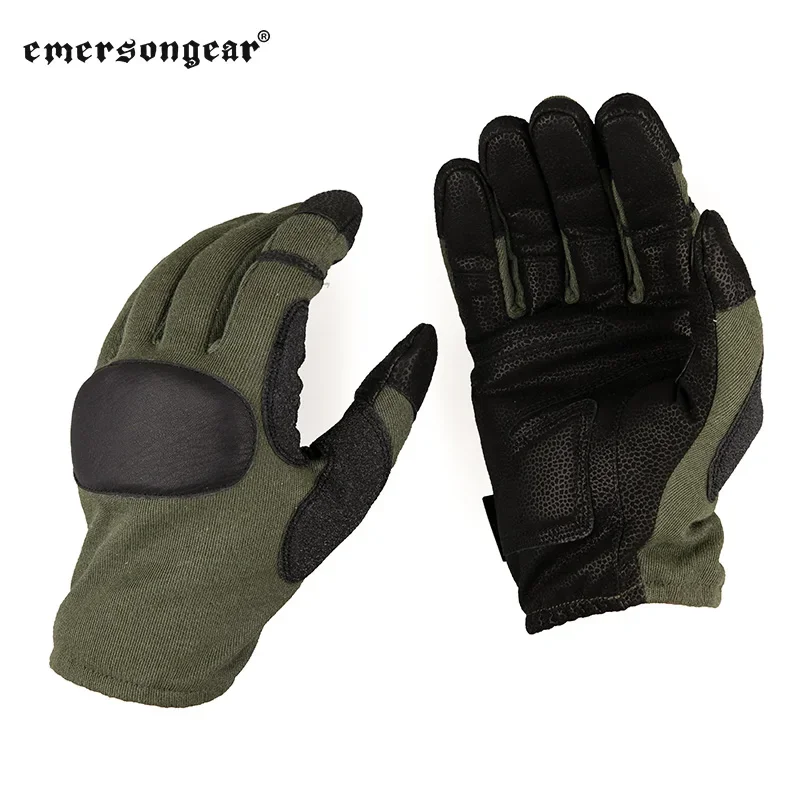 Guantes tiro Emersongear cuero táctico – Protección manos caza y outdoor
