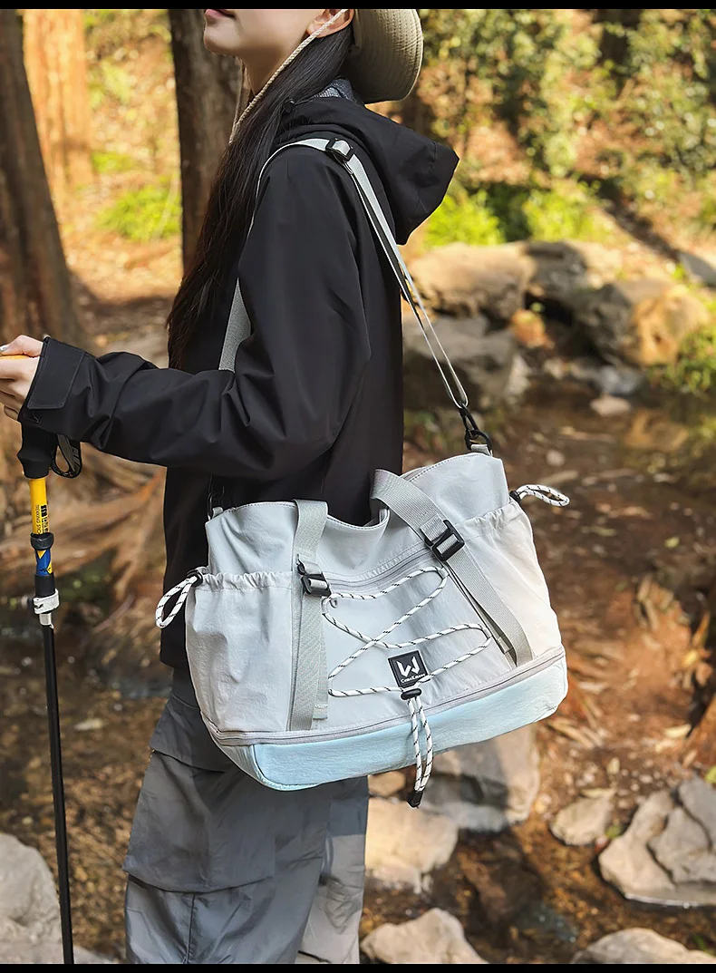 Bolsa de lona scione en entorno natural