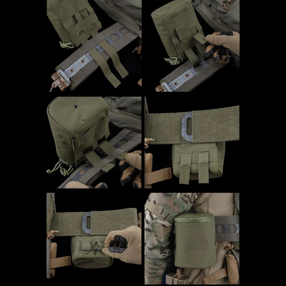 Bolsa táctica MOLLE para gafas de visión nocturna acolchada - imagen 2