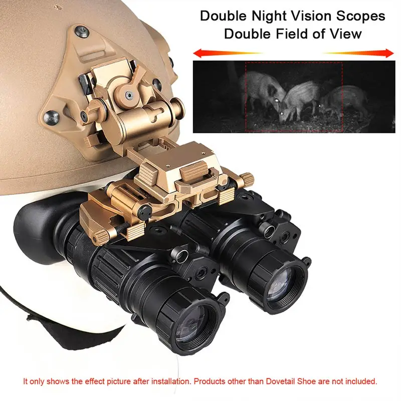 Puente binocular PVS-14 tipo Dovetail para visión nocturna - imagen 2