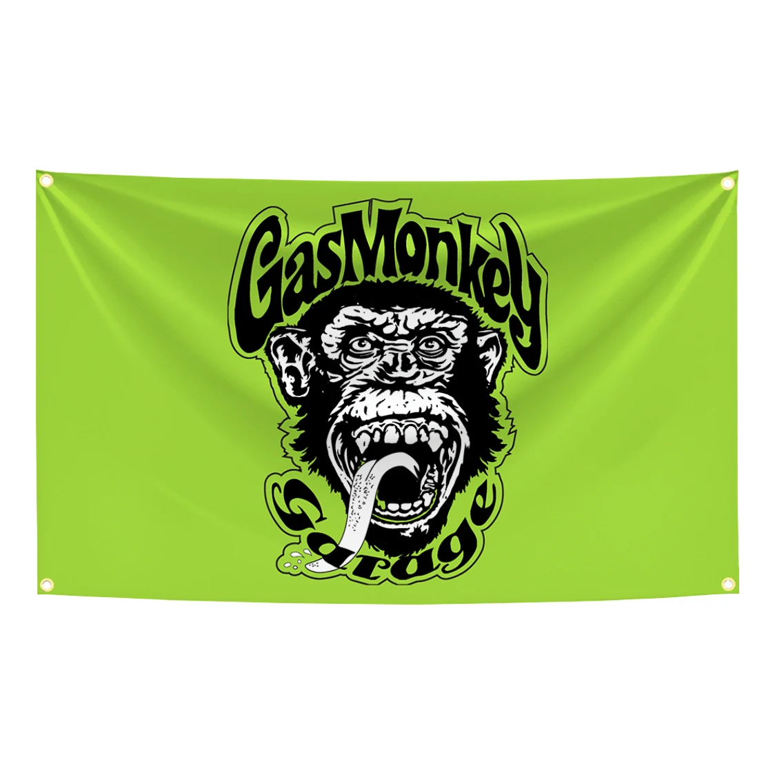 Bandera táctica poliéster impresión digital G-Gas M-Monkeys garaje