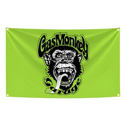 Bandera táctica poliéster impresión digital G-Gas M-Monkeys garaje