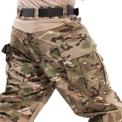 HAN WILD Pantalón paintball táctico con rodilleras