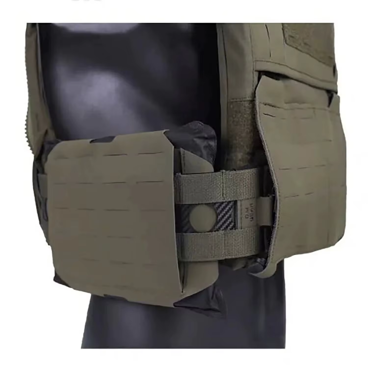 DMgear chaleco táctico MOLLE con placa lateral y panel de inserción - imagen 2
