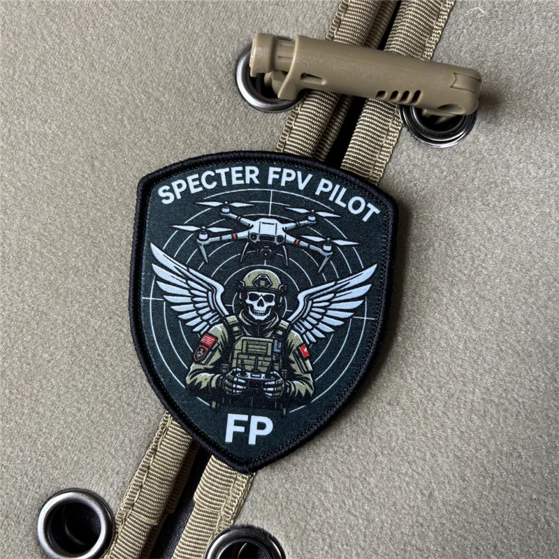 Parche táctico FPV Drone Operator gancho y bucle – Imitación militar - imagen 5