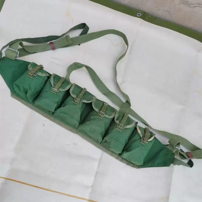 Chaleco táctico de lona con seis bolsillos para senderismo - imagen 4