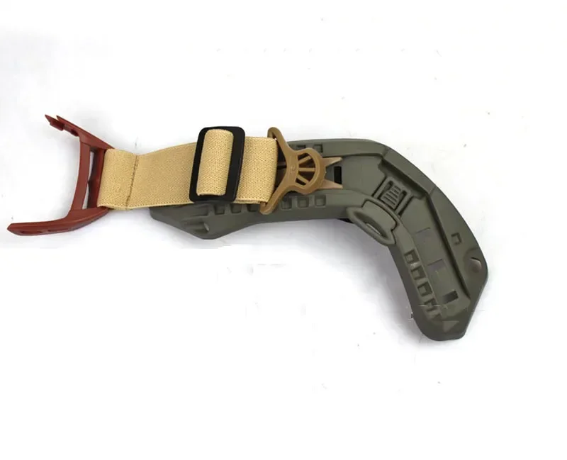 Correa para gafas y riel guía táctico de casco con liberación rápida - imagen 3