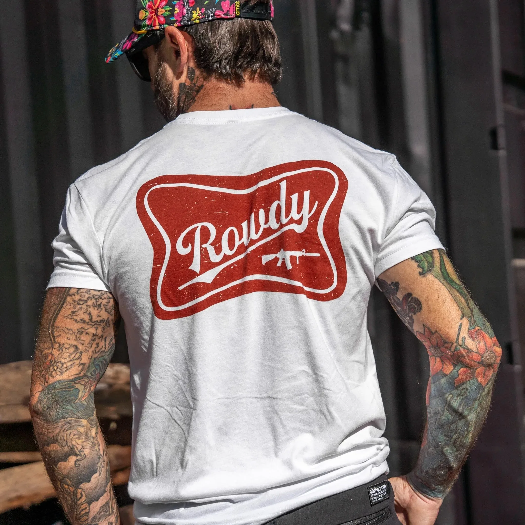 Rowdy Combat Iron Camiseta táctica militar de algodón para deporte - imagen 4