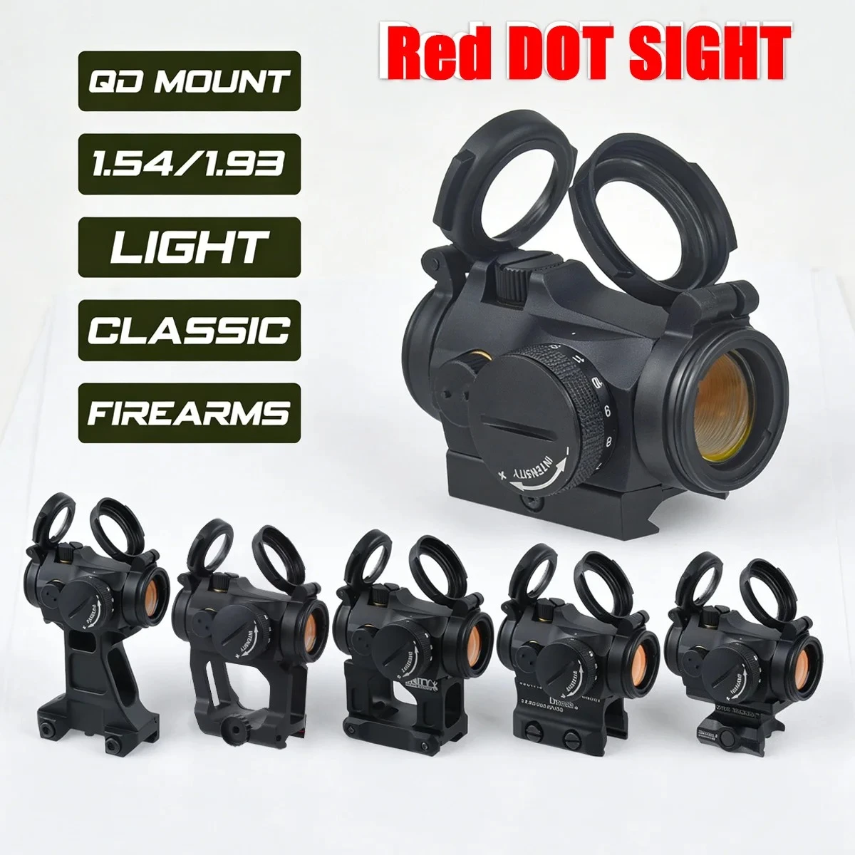 Mira Reflex Táctica 2 MOA T01/T02 con Montura Elevadora UNITY - imagen 3