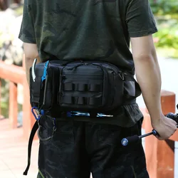Bolsa aparejos pesca impermeable riñonera bandolera gran capacidad