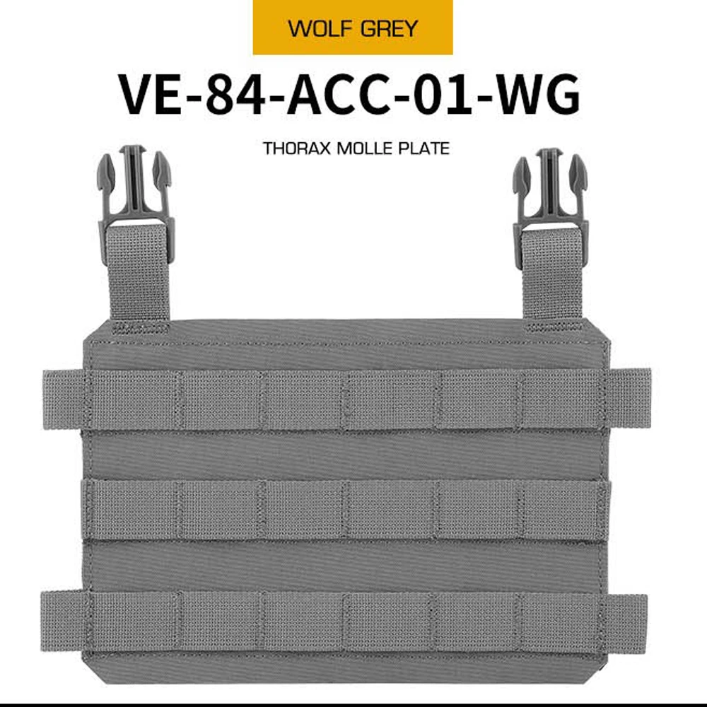 Panel MOLLE para chaleco táctico LV119, instalación a presión - imagen 5