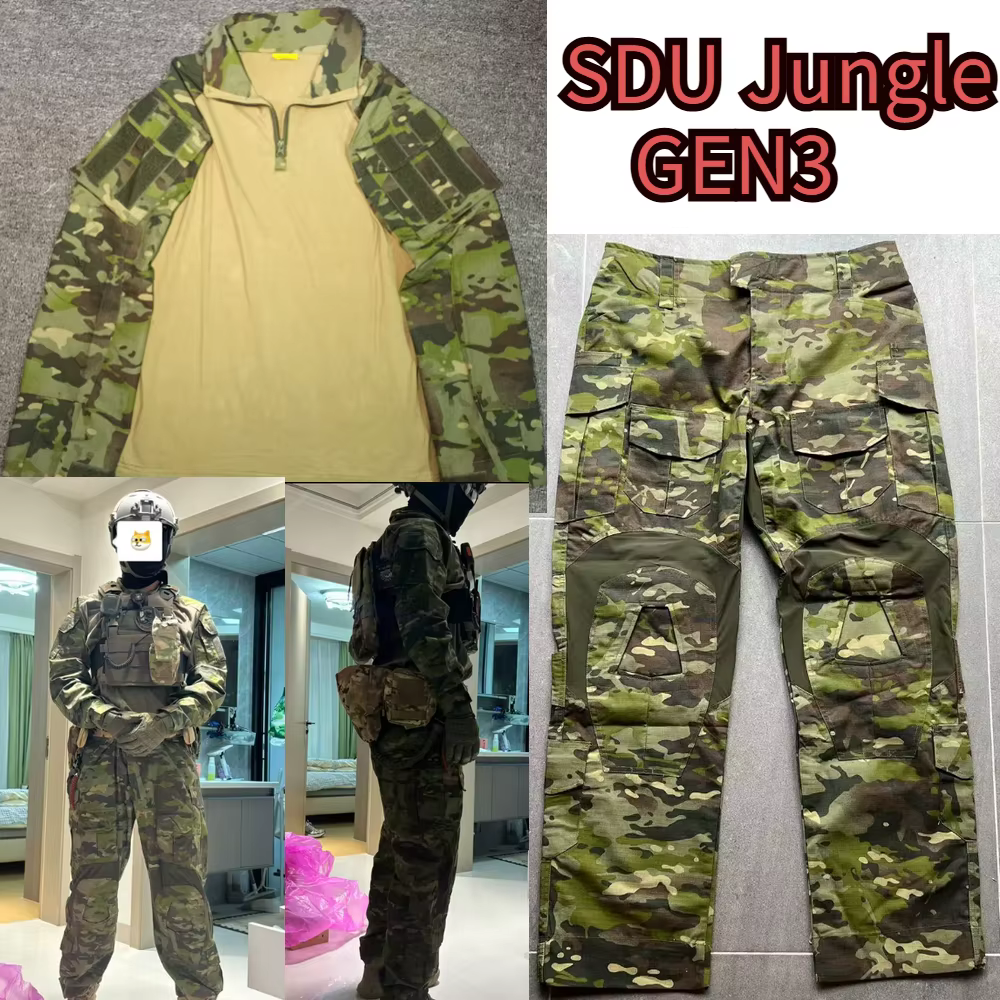 Camuflaje airsoft MCTP GEN3 Frog Forest SDU Jungle completo - imagen 3