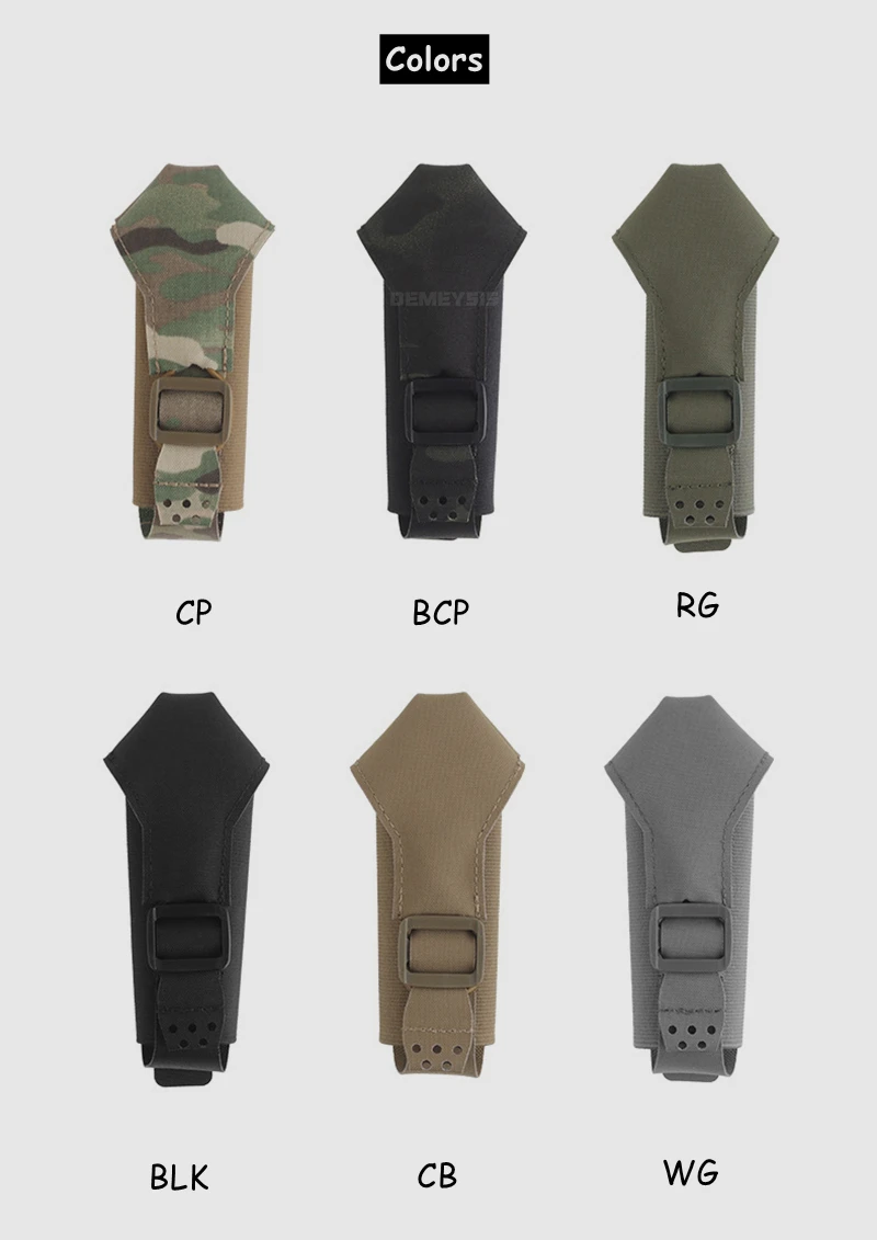 Bolsa táctica MOLLE para granadas de humo elástico Airsoft y caza - imagen 5