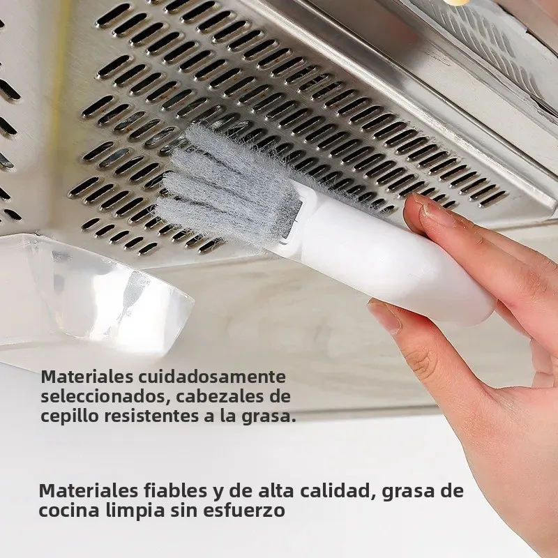 Cepillo limpiador de cristales extraíble para ranuras y esquinas - imagen 2