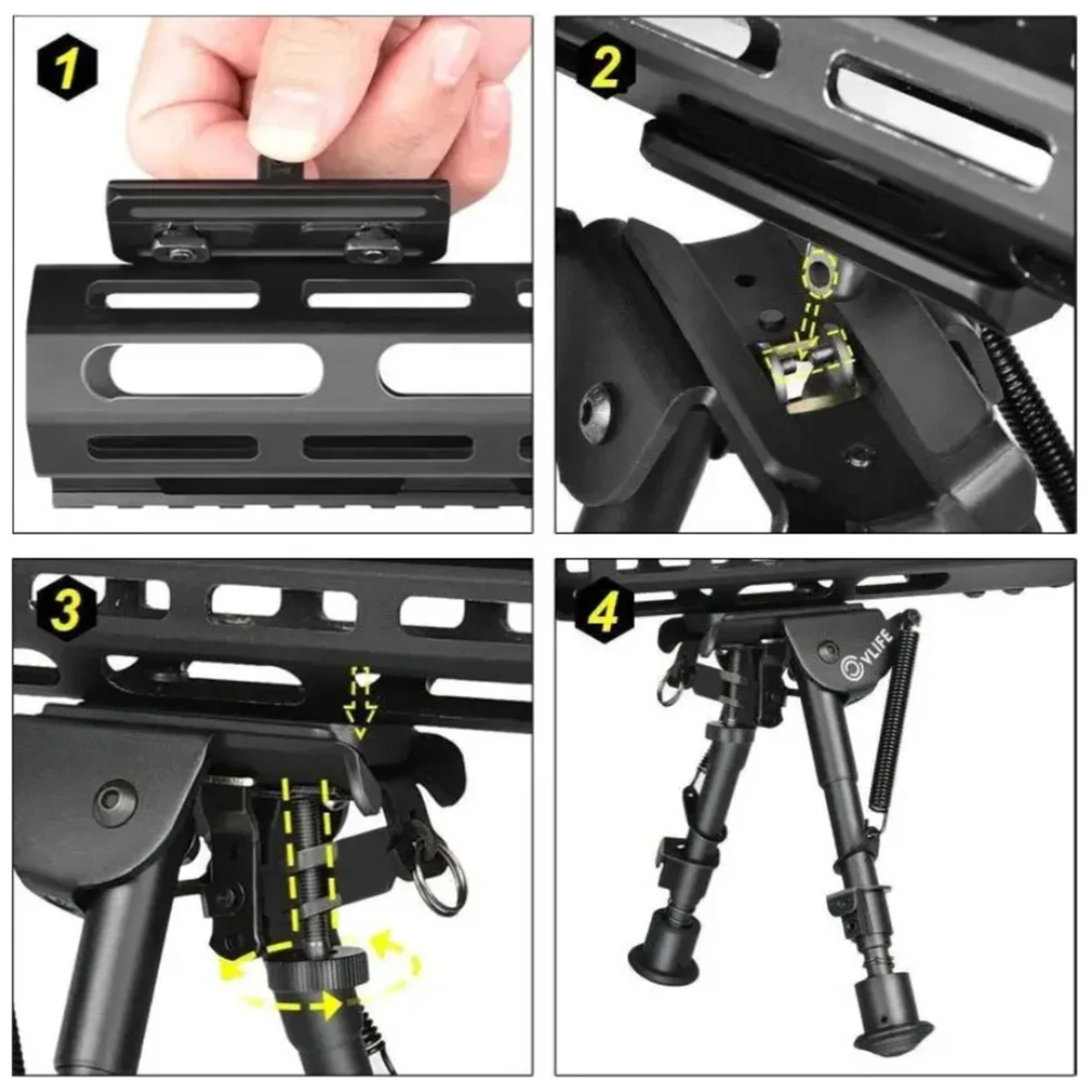Adaptador montado en guardamanos