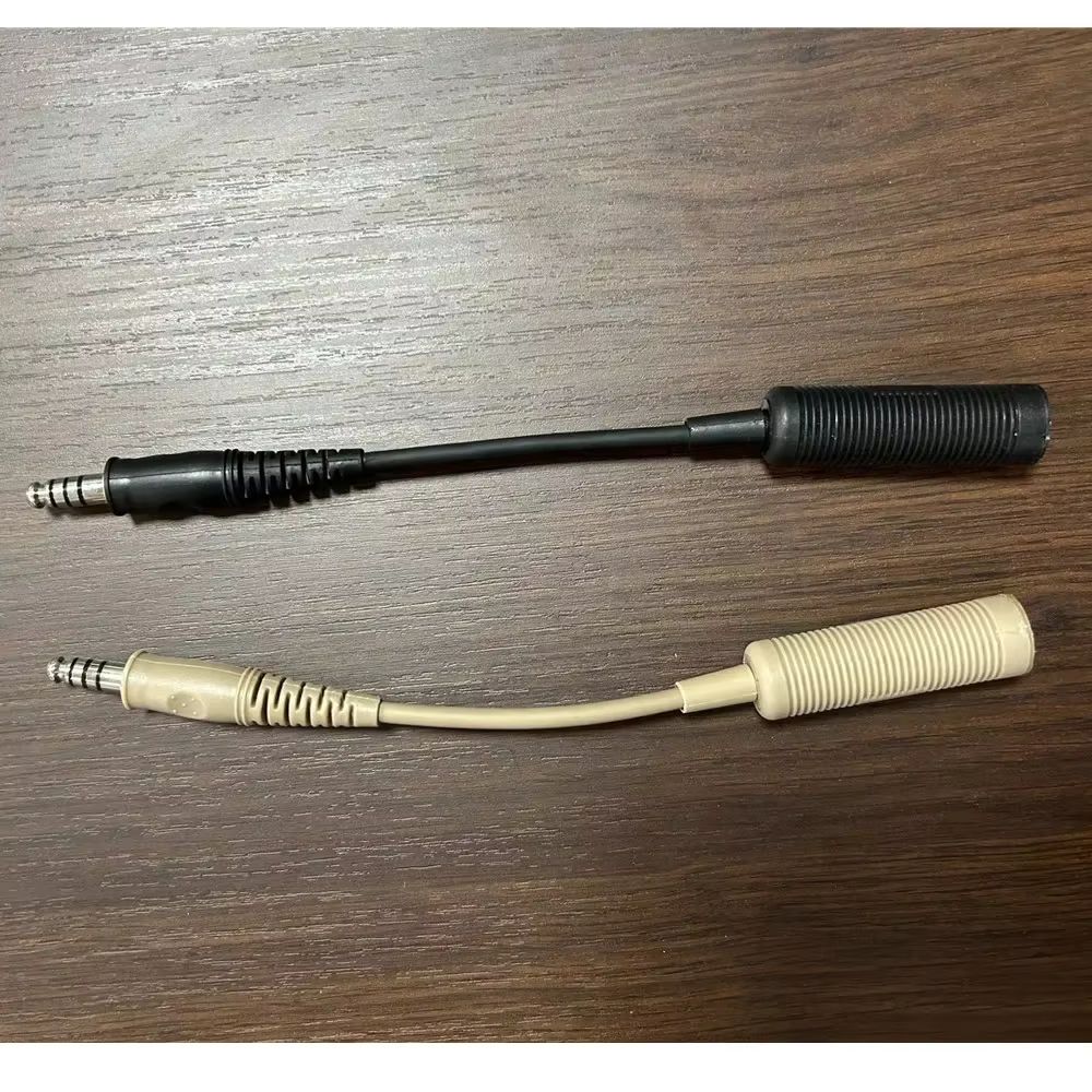 Adaptador táctico NATO de auriculares a cableado civil para radio - imagen 3
