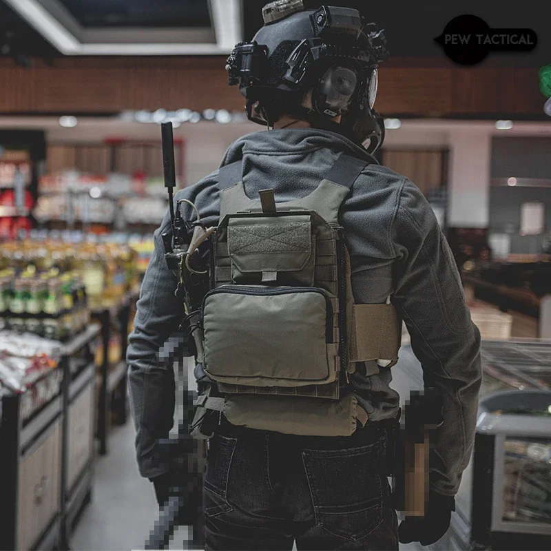 PEW TACTICAL panel trasero cremallera MOLLE para bolsa hidratación - imagen 4