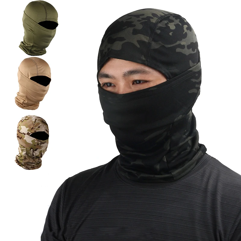 Pasamontañas táctico integral Airsoft para senderismo y esquí - imagen 3