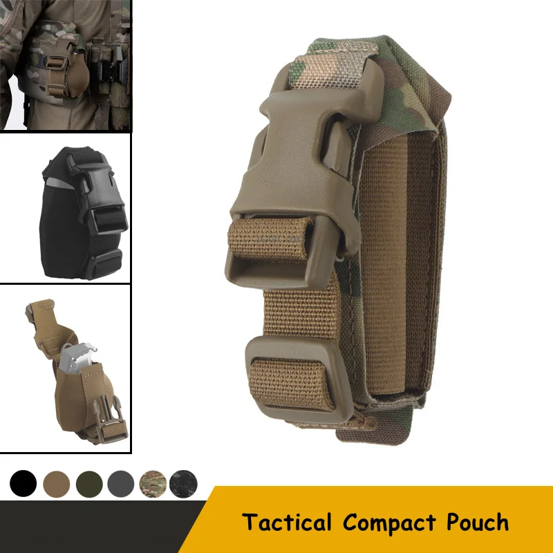 Porta granadas M67 bolsa táctica MOLLE elástico fijo mini - imagen 4