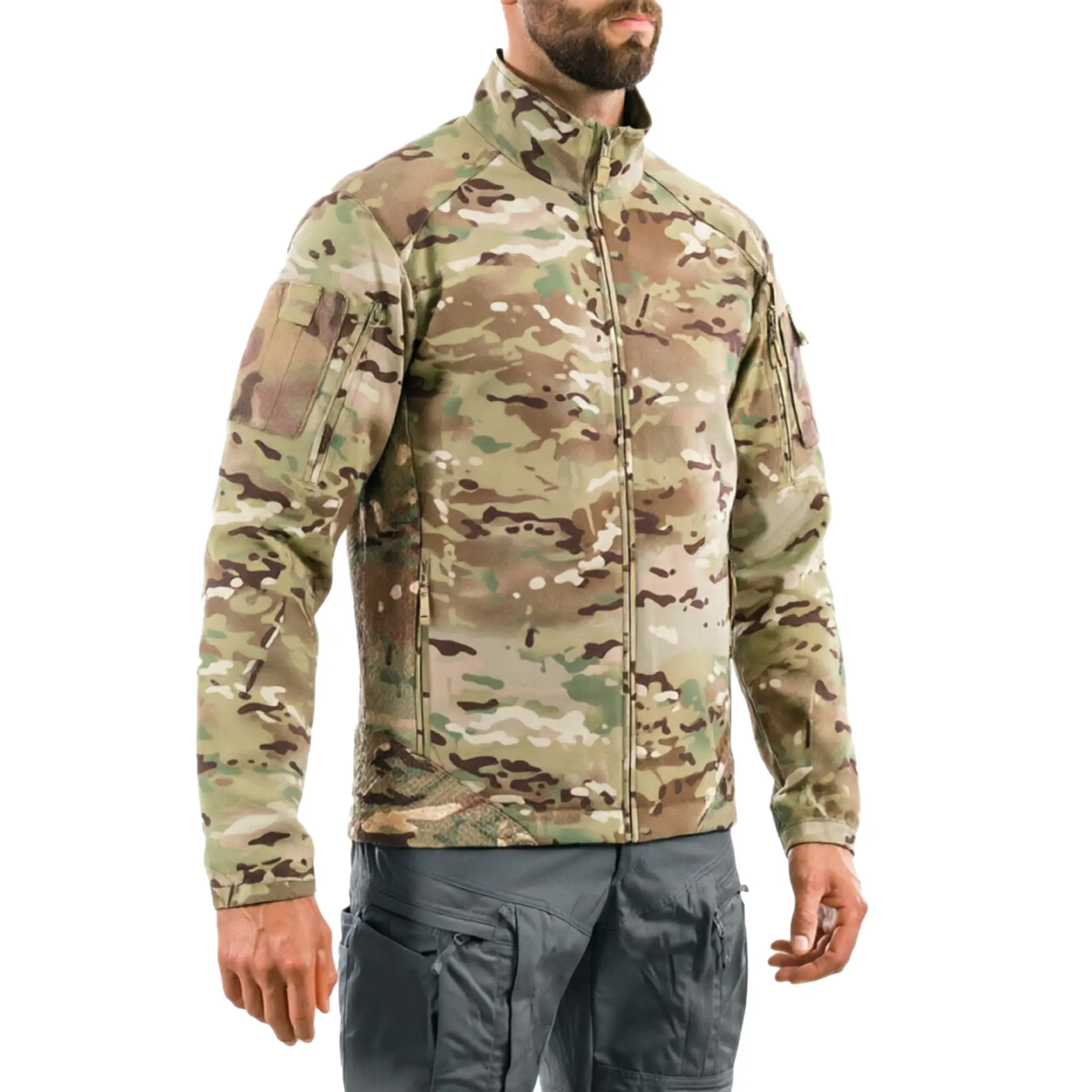 Chaqueta táctica hombre camuflaje para montaña y senderismo - imagen 4