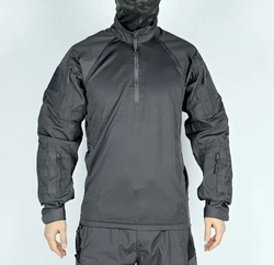Camisa táctica manga larga transpirable camuflaje para hombre
