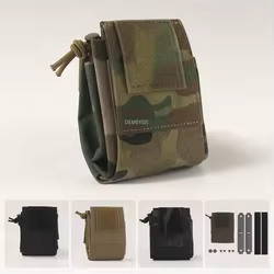 Dump pouch táctico MOLLE plegable para cinturón de combate