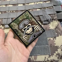 Monkey Morale parche táctico de chimpancé camuflaje con velcro
