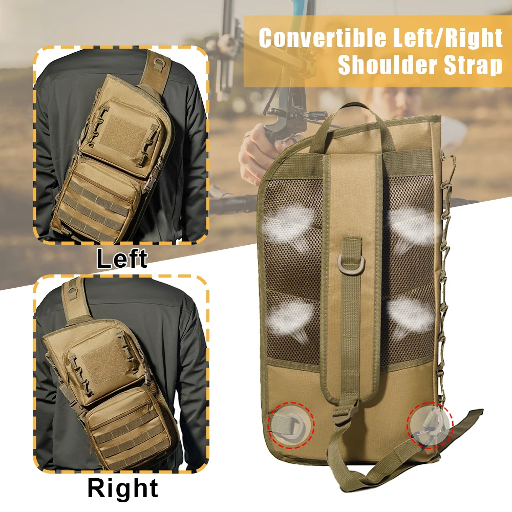 Bolsa táctica rifle plegable EDC para caza y tiro