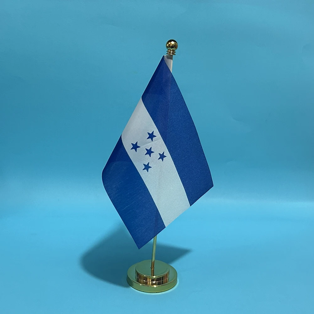 SKY Bandera de Honduras poliéster de escritorio - imagen 3