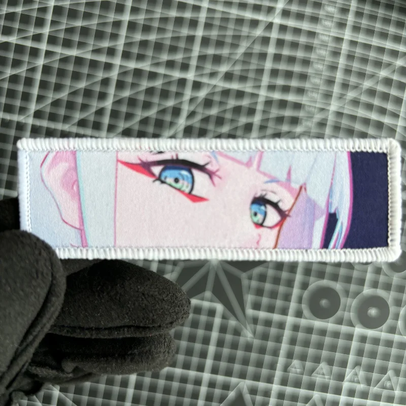 Parche táctico Lucy Eyes Gaze – Insignia moral con velcro para mochila - imagen 3