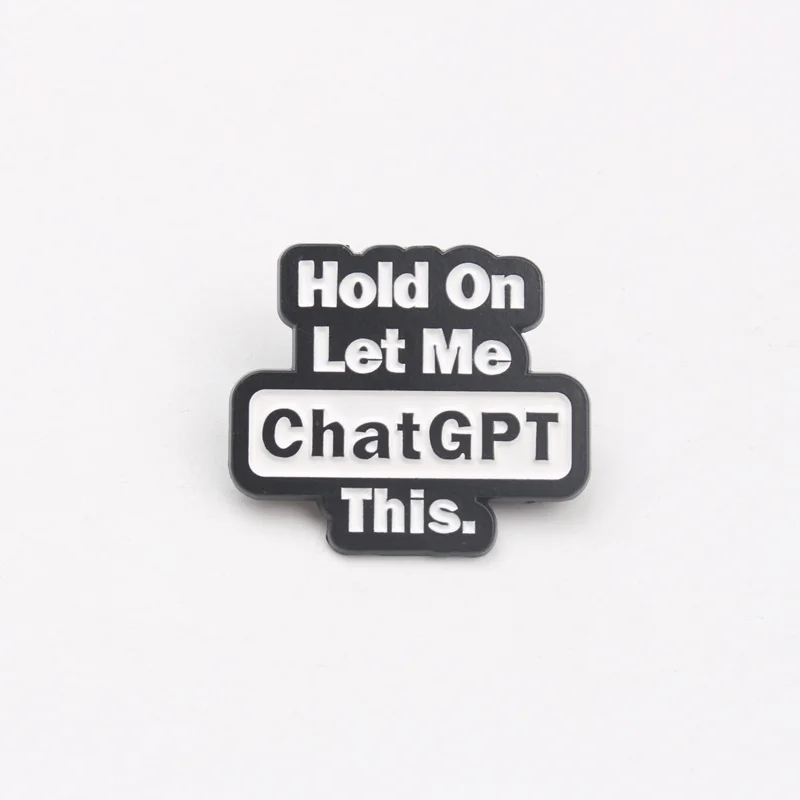 Pin broche esmalte humor tecnológico para chaqueta táctica - imagen 3