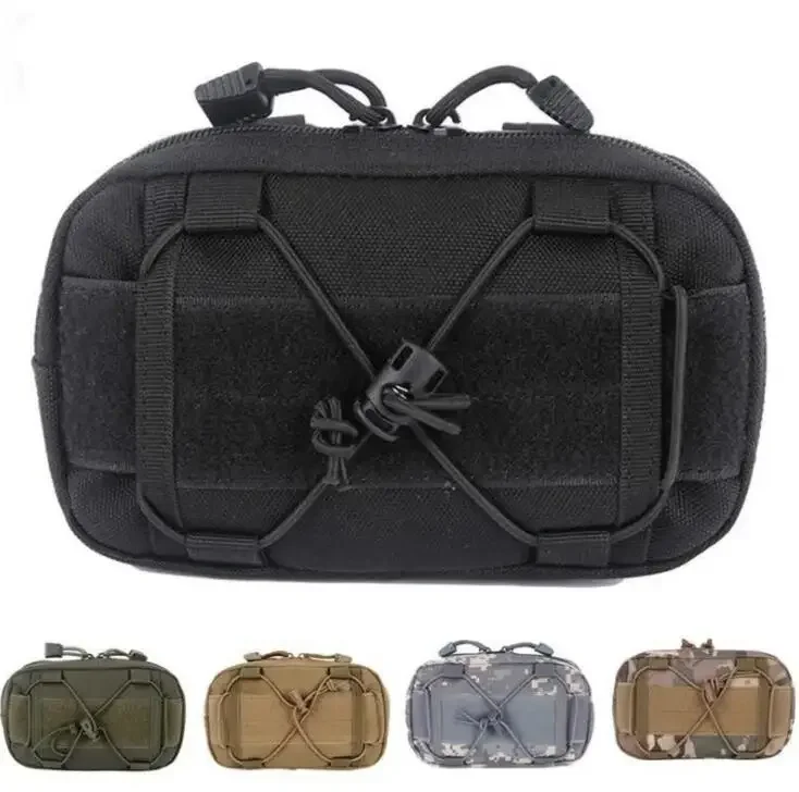 Bolsa táctica Molle EDC compacta para el cinturón