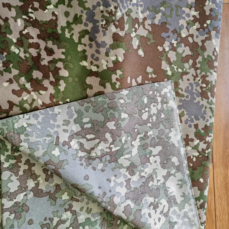 Tela nailon 500D camuflaje a manchas alemán para portacargadores - imagen 3
