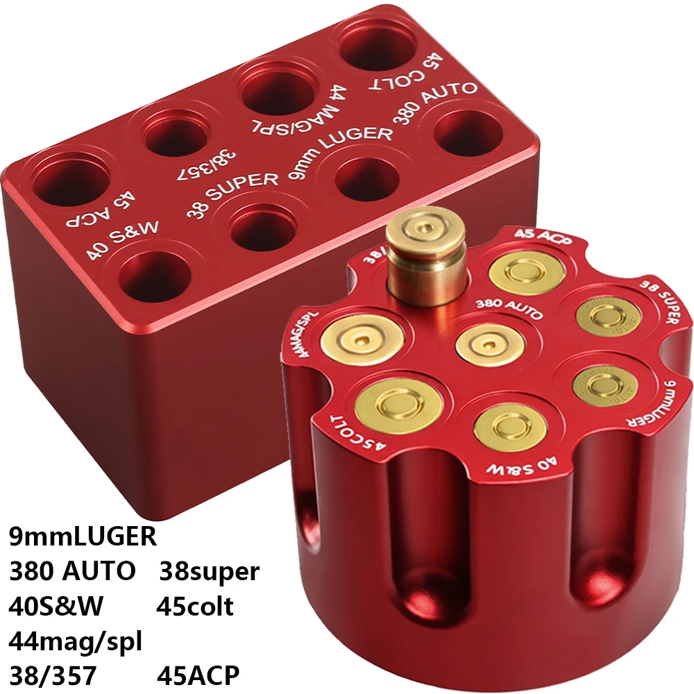 Calibrador de cartuchos multicalibre de aluminio para recarga - imagen 5