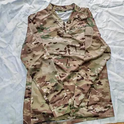 Camisa táctica de secado rápido manga larga con protección solar