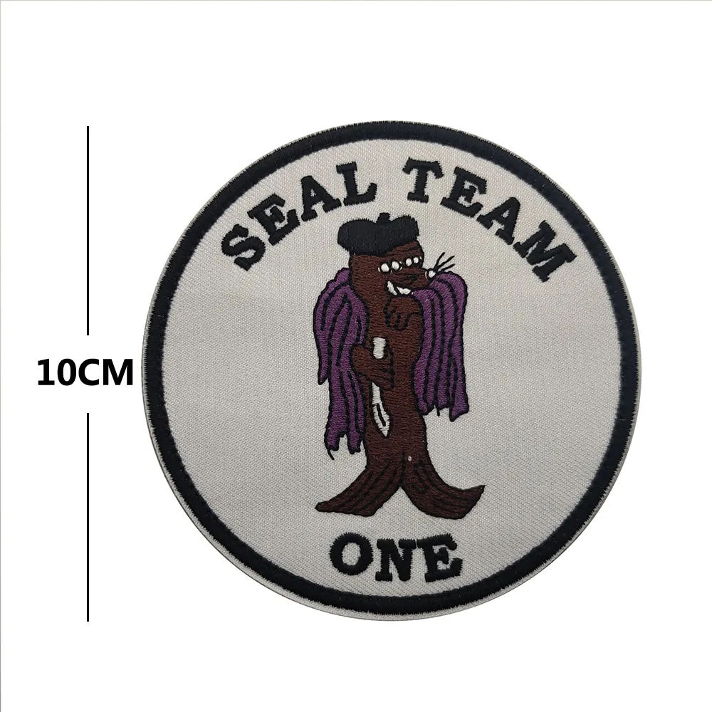 SEAL TEAM parche táctico bordado cortavientos tipo brazalete - imagen 3
