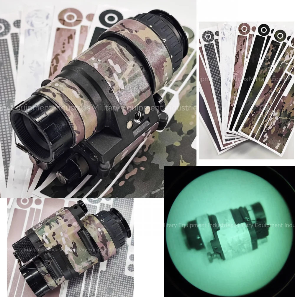 Pegatina camuflaje NVG envolvente para visión nocturna PVS14 - imagen 5