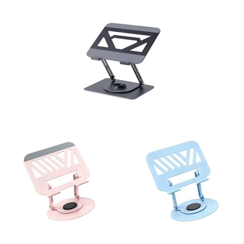 Soporte plegable ajustable para portátil con base giratoria - imagen 5