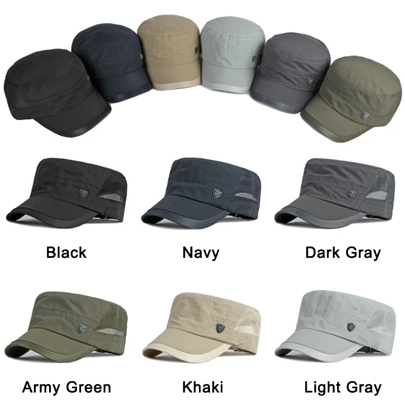Gorra táctica de secado rápido con malla transpirable ajustable - imagen 5